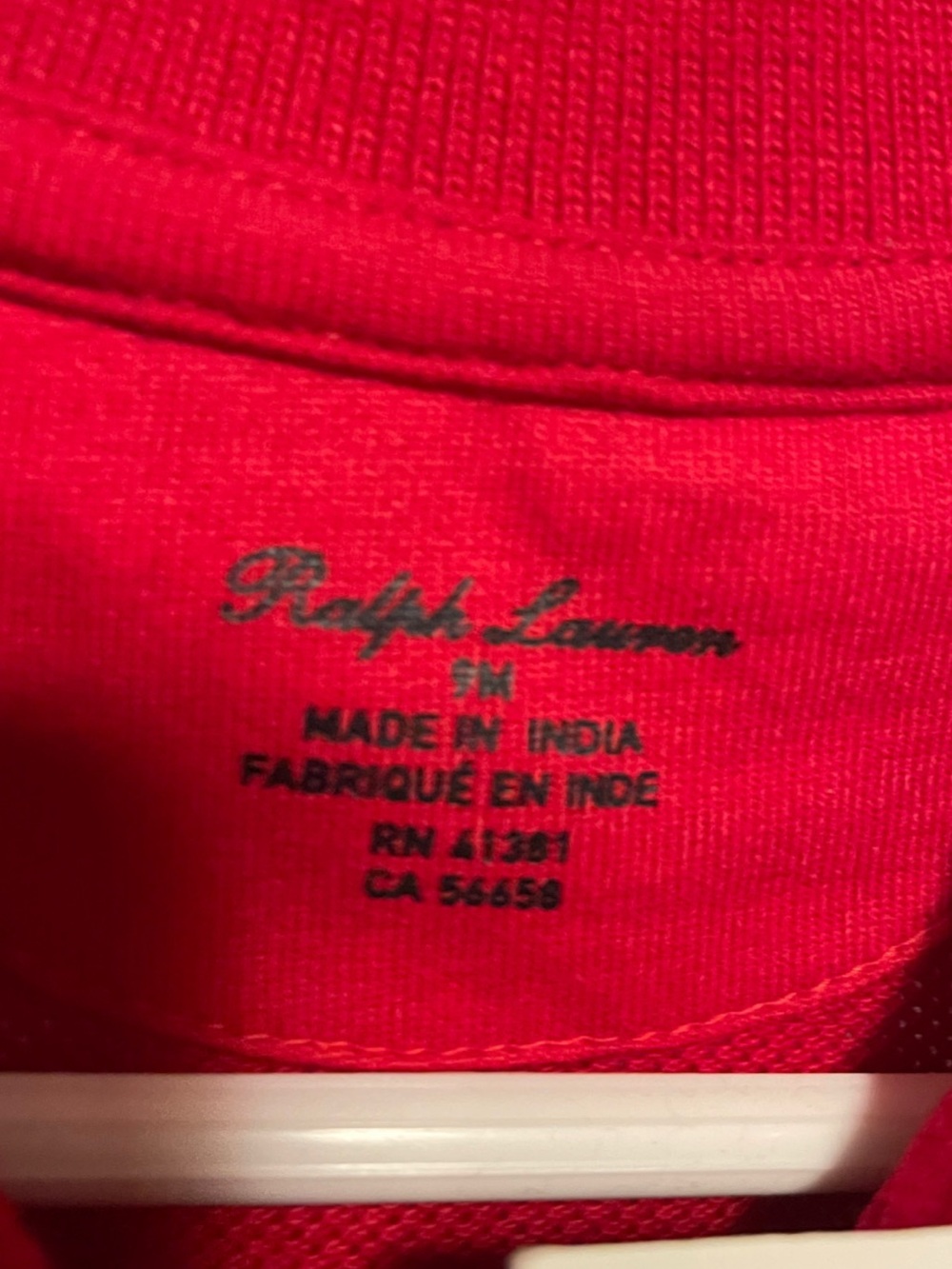 Ralph Lauren Red/Blue Onesie Outfit 9MO - Picture 2 of 2